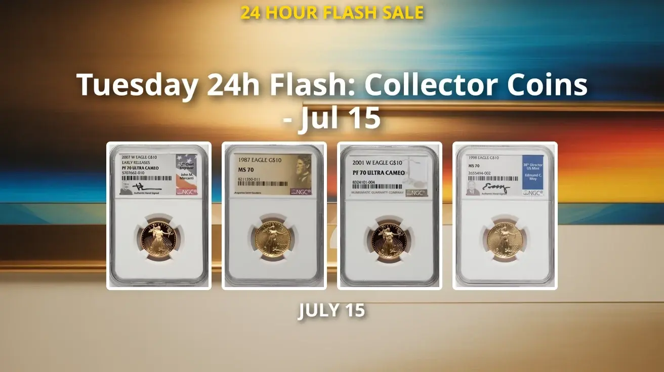 Tuesday 24h Flash: Collector Coins - Jul 15