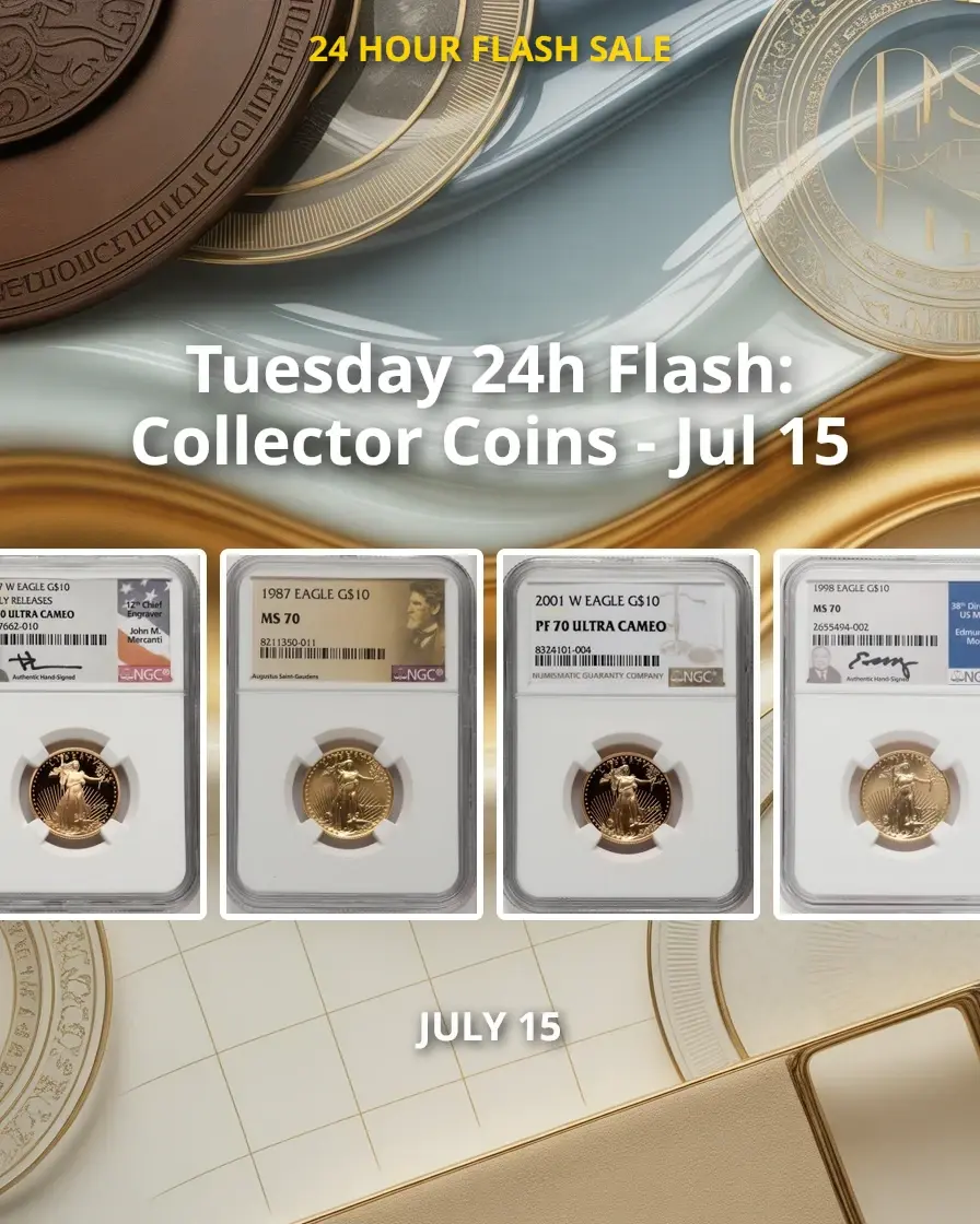 Tuesday 24h Flash: Collector Coins - Jul 15