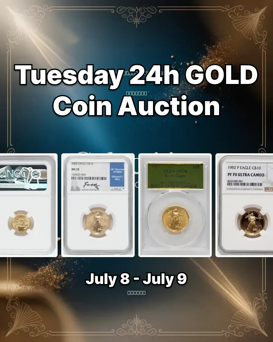 Tuesday 24h GOLD Coin Auction