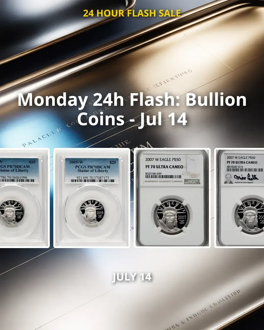 Monday 24h Flash: Bullion Coins - Jul 14