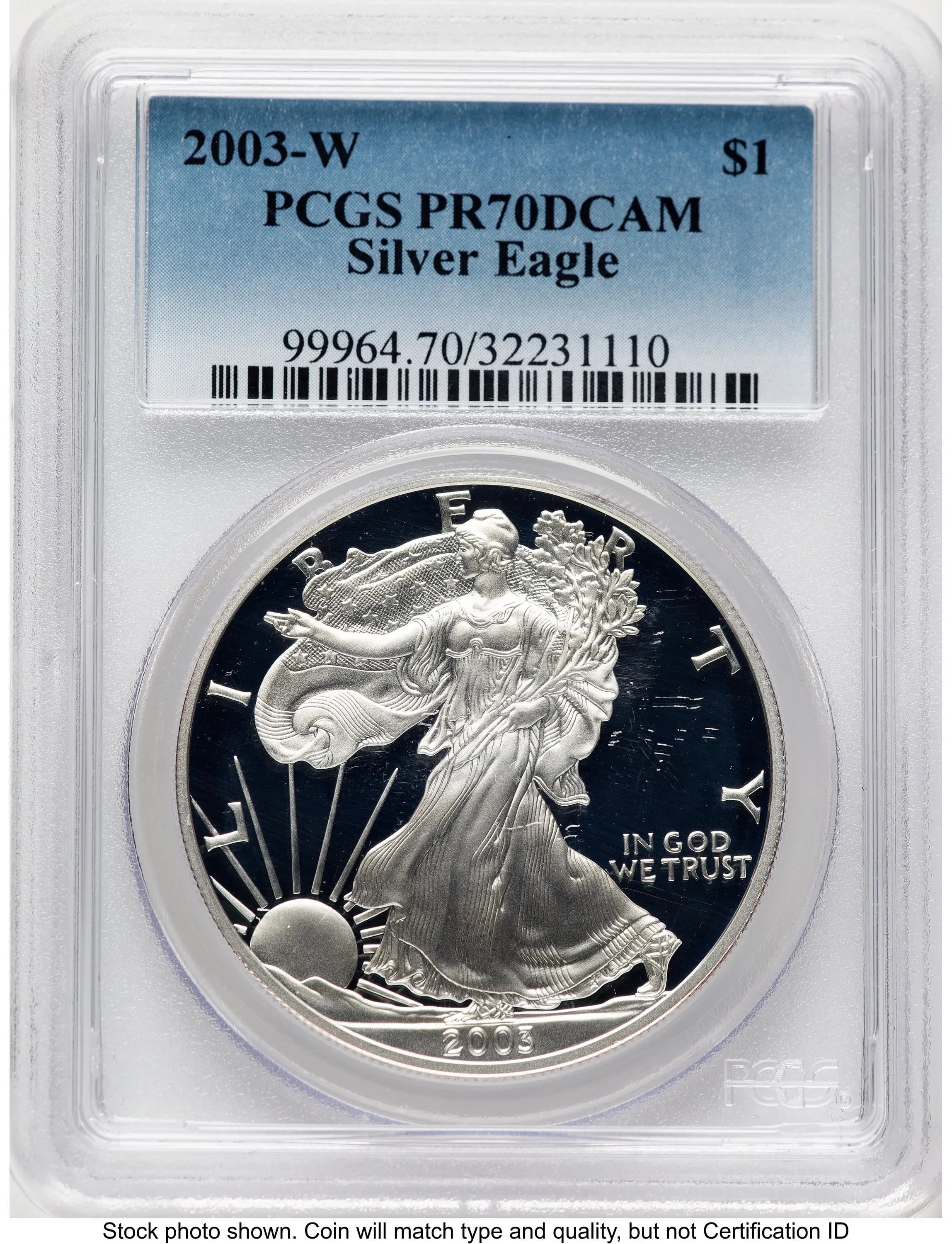 2003-W Proof Silver Eagle 1 oz